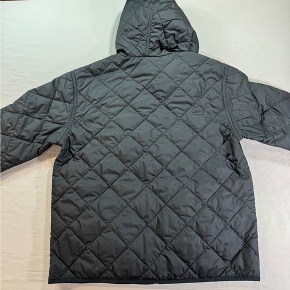 Womens Patagonia diamond quilted bomber Hoodie black M - Picture 7 of 7